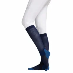 Samshield - Chaussettes d'équitation Balzane soft night blue Marine Outlet
