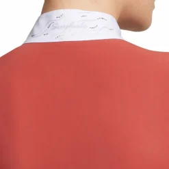 Samshield - Chemise manches courtes femme Julia Intarsia marsala Orange New