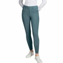 Best Samshield - Pantalon d'équitation femme Clara stormy sea Bleu