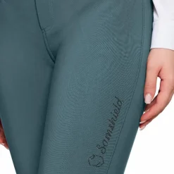 Best Samshield - Pantalon d'équitation femme Clara stormy sea Bleu