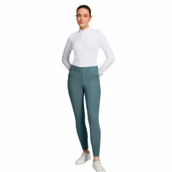 Best Samshield - Pantalon d'équitation femme Clara stormy sea Bleu