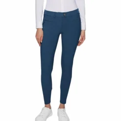 Outlet Samshield - Pantalon d'équitation femme Adèle celestial blue Bleu