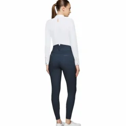 New Samshield - Pantalon d'équitation femme Claranova Marine