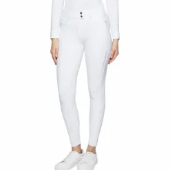 Hot Samshield - Pantalon d'équitation femme Clara Premium Blanc