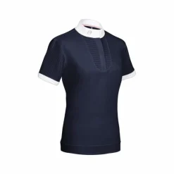 Samshield - Polo manches courtes femme Apolline Marine Outlet