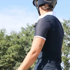 Samshield - Polo manches courtes femme Apolline Marine Outlet