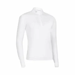 Hot Samshield - Polo manches longues femme Faustine Blanc