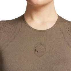 Samshield - T-shirt manches courtes femme Luana Seamless kaki Vert Clearance