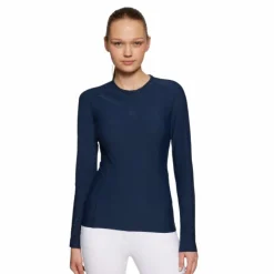 Samshield - T-shirt technique manches longues femme Evy Air cosmic blue Bleu