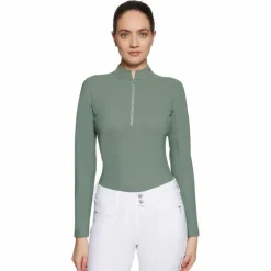 Online Samshield - T-shirt technique manches longues femme Brunella pistaccio Vert