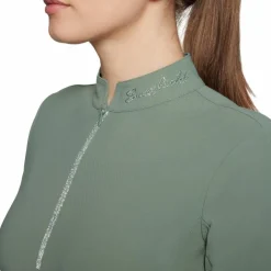 Online Samshield - T-shirt technique manches longues femme Brunella pistaccio Vert