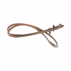 New Antarès Sellier Signature by Antarès - Rênes caoutchouc cuir 5/8 16mm havane Marron