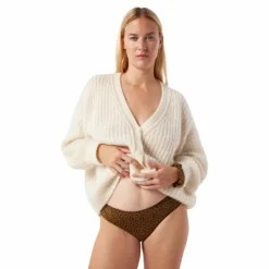 Outlet Smoon - Culotte menstruelle Selene flux moyen leopard Noir