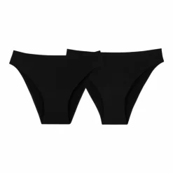 Smoon - Pack culottes menstruelles fille flux abondant et moyen x2 Noir Outlet