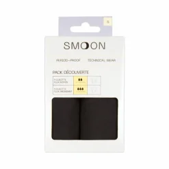 Smoon - Pack culottes menstruelles fille flux abondant et moyen x2 Noir Outlet