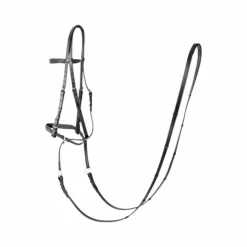 Outlet TdeT - Bridon avec rênes Bitless noir