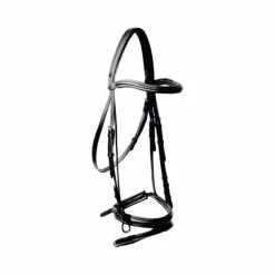 TdeT - Bridon et rênes Kessel muserolle combinée noir