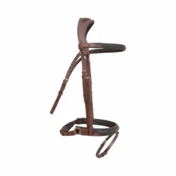 Sale TdeT - Bridon et rênes Lautrec havane foncé/noir