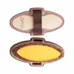 Discount TdeT -  Brosse éponge bicolore /beige Marron