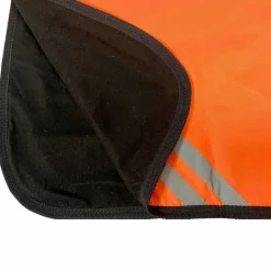 Clearance TdeT - Couvre-reins réfléchissant doublé polaire 0g Orange