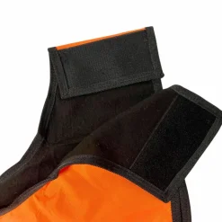 Clearance TdeT - Couvre-reins réfléchissant doublé polaire 0g Orange