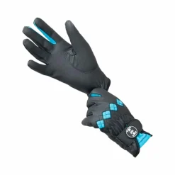 TdeT - Gants précision noir/turquoise New