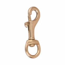 New TdeT - Mousqueton à pompe œil rond laiton