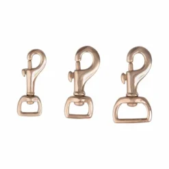 TdeT - Mousqueton à pompe œil carré laiton New