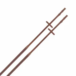 TdeT - Rênes caoutchouc petits picots tabac