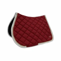 TdeT - Tapis de selle Fontainebleau / blanc Bordeaux