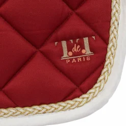 TdeT - Tapis de selle Fontainebleau / blanc Bordeaux