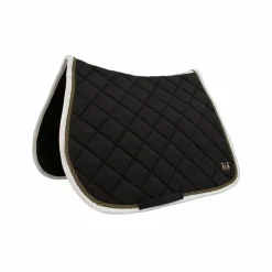 TdeT - Tapis de selle Fontainebleau / blanc Noir Best