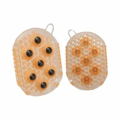 Best TdeT - Étrille gant de massage à boules Orange