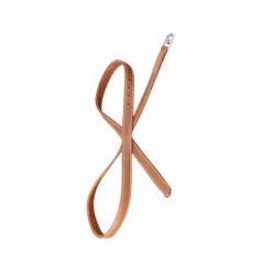 Online TdeT - Étrivière luxe fine tabac/blanc