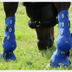 Veredus - Guêtres d'écurie antérieurs Magnetik 4 hours x2 Bleu Best