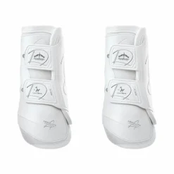 Veredus - Guêtres fermées postérieurs Absolute velcro blanc x2