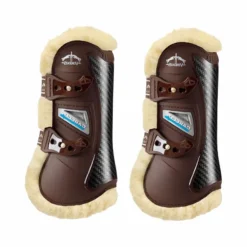 Veredus - Guêtres ouvertes Carbon Gel Vento Save The Sheep Marron x2 Online