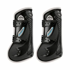 Veredus - Guêtres ouvertes Carbon Gel Vento Color Edition Noir/ Ivoire x2 Discount