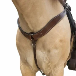 Westride - Collier de chasse Western surpiqué havane