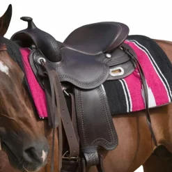 Clearance Westride - Tapis navajo coton/ acrylique / noir Rose