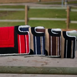 Westride - Tapis western Navaro nez coupé Rouge Discount