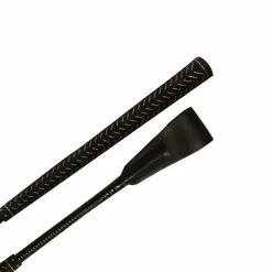 Whip&Go - Cravache courte poignée golf 50 cm Noir Discount