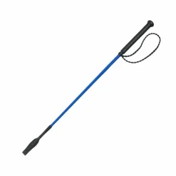 Whip&Go - Cravache Twist à poignée roi 65 cm Bleu Best